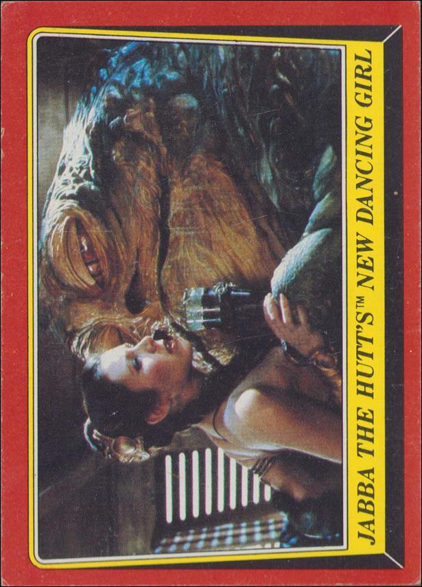 Star Wars: Return of the Jedi: Series 1 (Base Set) card 39 Jabba the Hutt's New Dancing Girl