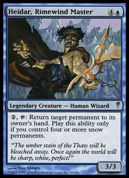 Magic the Gathering: Coldsnap (Base Set) card 36 Heidar, Rimewind Master