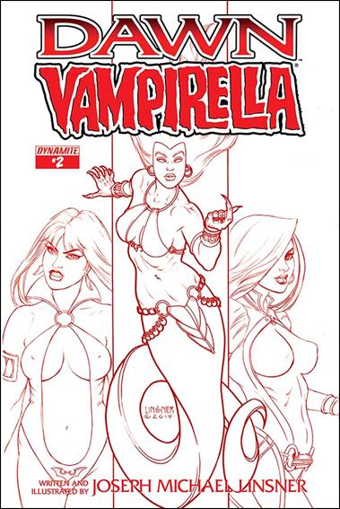 Dawn/Vampirella issue 2-C 1:25 Blood Red Cover
