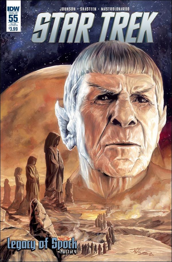 Star Trek (2011) issue 55-B J.K. Woodward Subscription Cover