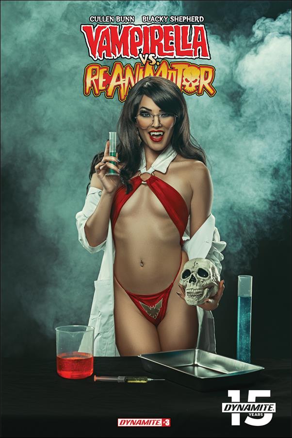 Vampirella vs Reanimator issue 3-D Cosplay Photo Cover