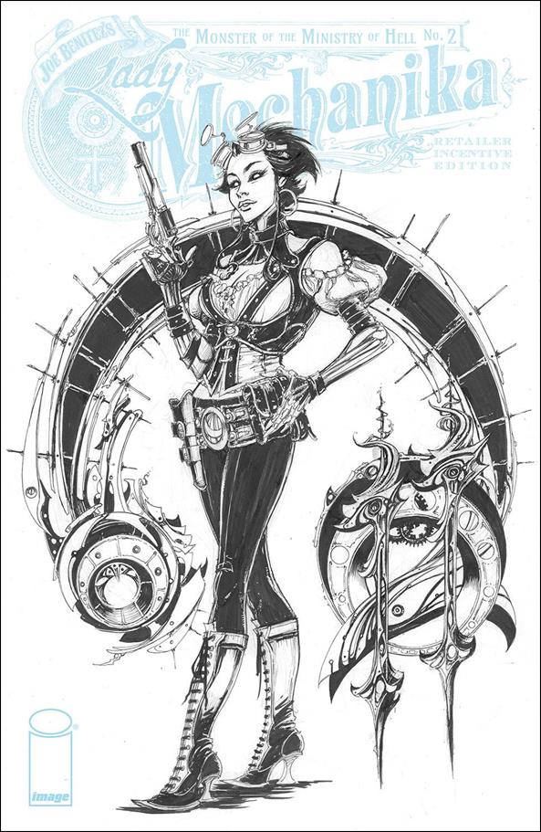 Lady Mechanika: The Monster of the Ministry of Hell issue 2-C Joe Benitez 1:10 Sketch Cover