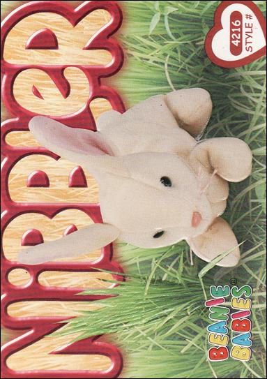 Beanie Babies Series 4 (Base Set) card 213 Nibbler