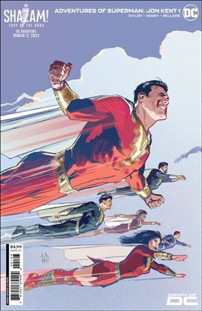 Adventures of Superman: Jon Kent issue 1.00-H Lee Weeks Shazam! Movie Cardstock Cover