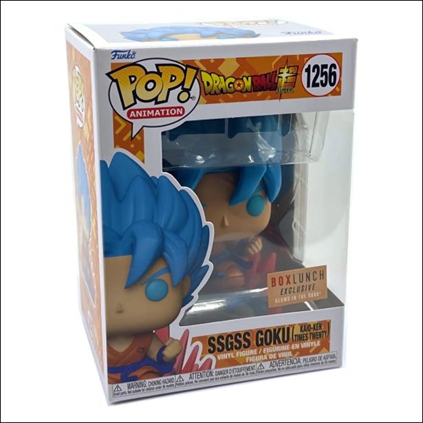 POP! Animation figure 1256 SSGSS Goku (Kaio-Ken Times Twenty) (Box Lunch)