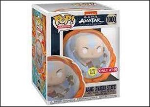 POP! Animation figure 1000-B Aang (Avatar State) GITD Target Exclusive