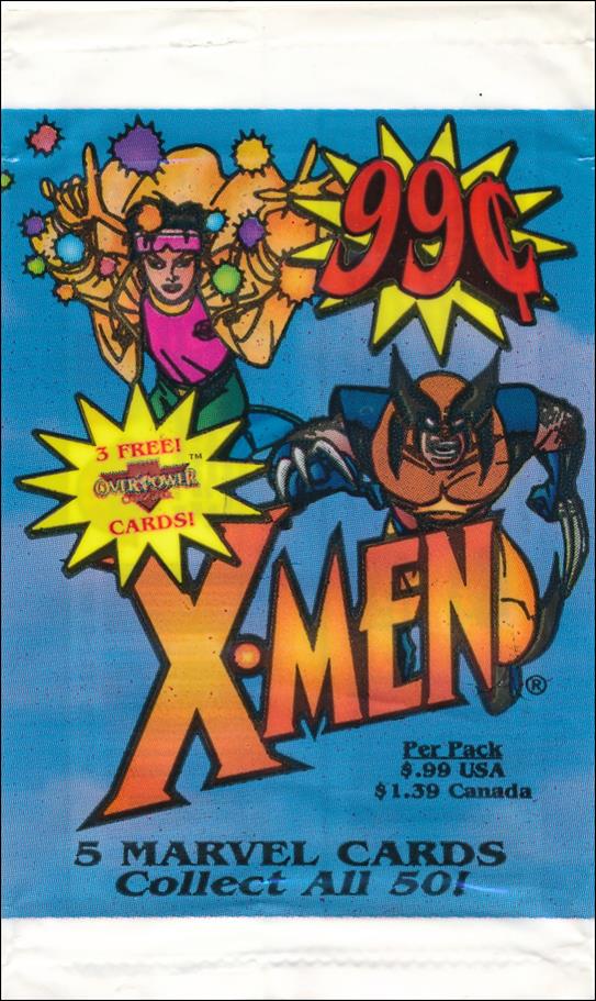 X-Men $0.99 card 2 Sealed Pack