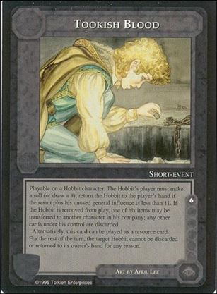 Middle-Earth: The Wizards (Base Set) card 440 Tookish Blood