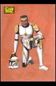 Star Wars: The Clone Wars Trading Card Stickers (Base Set) card 34 Clone Commander Cody