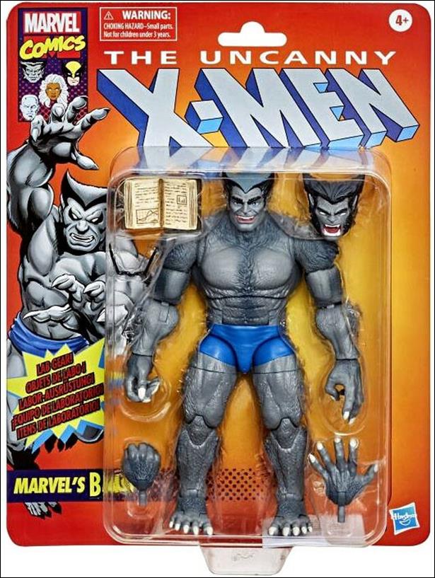 Marvel Legends Retro (Uncanny X-Men Series) figure 1 Marvel's Beast (Grey)