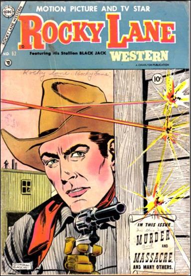 Rocky Lane Western (1954) issue 62
