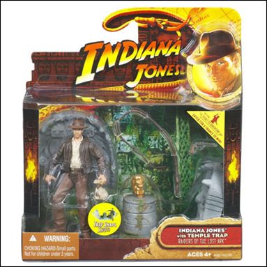 Indiana Jones Deluxe 3 3/4" Action Figures figure 9-- Indiana Jones w/ Temple Trap
