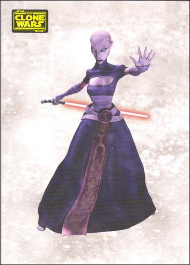 Star Wars: The Clone Wars Trading Card Stickers (Base Set) card 21 Asajj Ventress