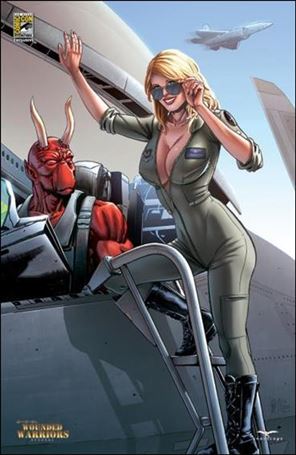 Grimm Fairy Tales Presents Wounded Warriors Special issue One-Shot-F Anthony Spay San Diego Comic-Con Cover 1/250