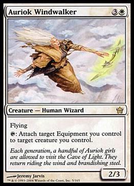 Magic the Gathering: Fifth Dawn (Base Set) card 5 Auriok Windwalker