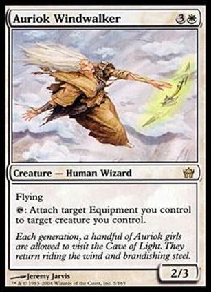 Magic the Gathering: Fifth Dawn (Base Set) card 5 Auriok Windwalker