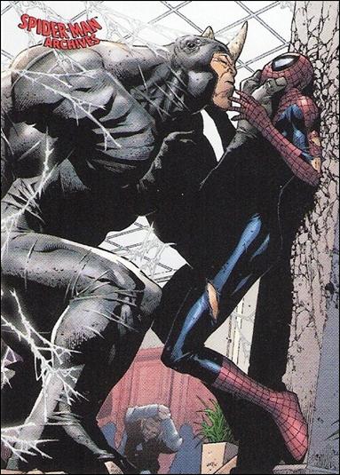 Spider-Man Archives (Base Set) card 40 Spider-Man vs. Rhino