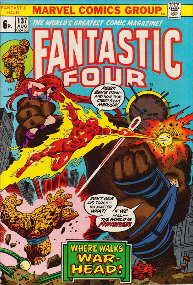 Fantastic Four (1961) issue 137-B UK Price Cover