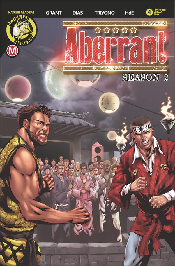 Aberrant Season 2 issue 4-B "Karate Kid" Cover