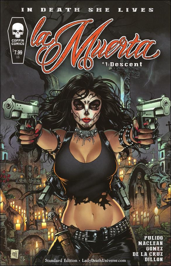 La Muerta: Descent issue 1-B Mike Krome Standard Edition Cover