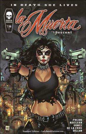 La Muerta: Descent issue 1-B Mike Krome Standard Edition Cover