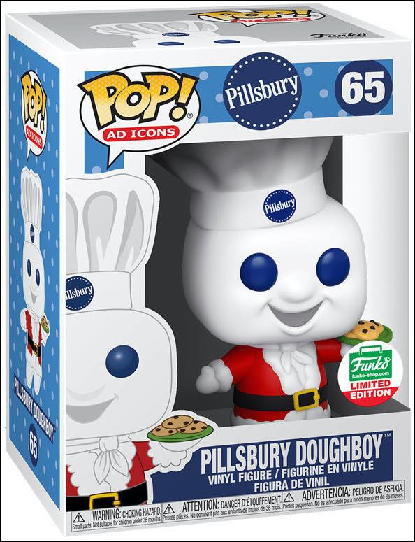 POP! Ad Icons figure 65 Pillsbury Doughboy (Santa) Funko Shop Exclusive