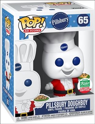 POP! Ad Icons figure 65 Pillsbury Doughboy (Santa) Funko Shop Exclusive