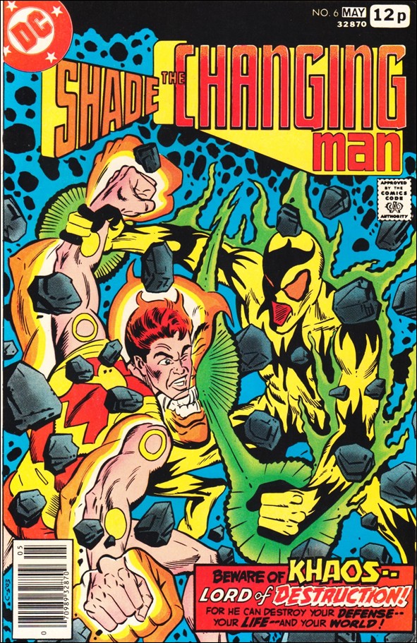 Shade, the Changing Man (1977) issue 6-B UK Price Cover