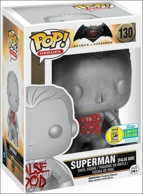 POP! Heroes figure 130 Superman (False God) SDCC 2016