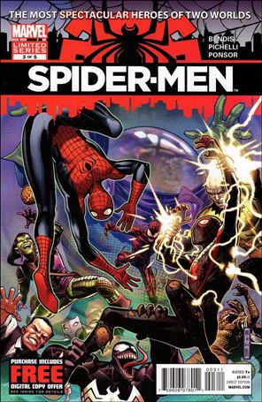 Spider-Men issue 3 Jimmy Cheung Cover