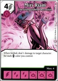DC Comics Dice Masters War of Light card 91 Miri Riam: Unextinguished Devotion 