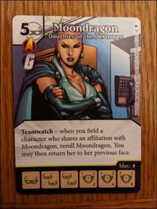 Marvel Dice Masters Age of Ultron  card 120 Moondragon: Daughter of the Destroyer