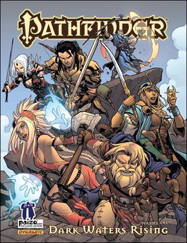 Pathfinder issue 1-B Dark Waters Rising paizo.com Cover