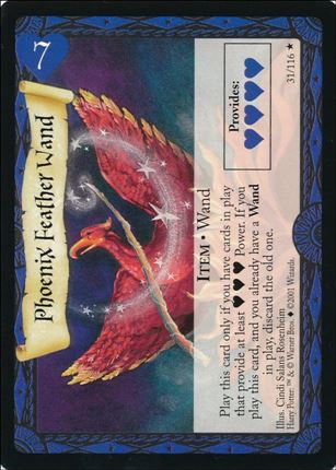 Harry Potter (Base Set) card 31 Phoenix Feather Wand