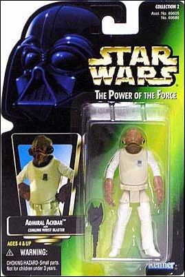 Star Wars: The Power of the Force 2 3 3/4" Basic Action Figures figure 37 Admiral Ackbar