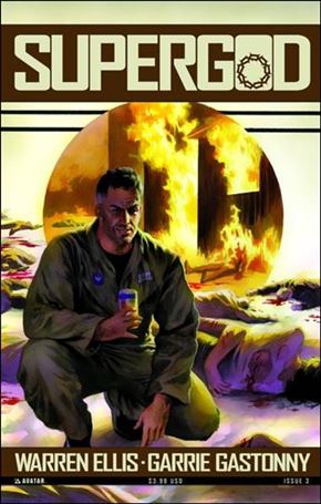 Warren Ellis' Supergod issue 3 Standard Cover