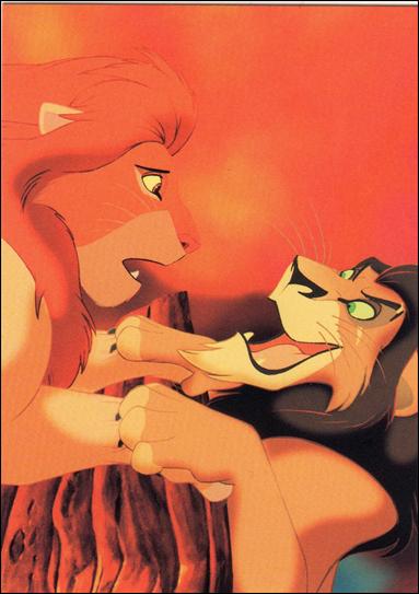 Lion King: Series II (Base Set) card 150 Simba Clings for Life