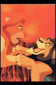 Lion King: Series II (Base Set) card 150 Simba Clings for Life