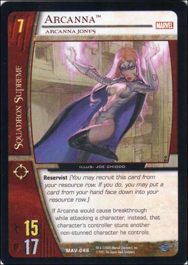 Avengers: VS System (Base Set) card MAV-046 Arcanna