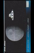 Star Wars Widevision (Base Set) card 30 Ext. Death Star - Imperial Cruiser - Space
