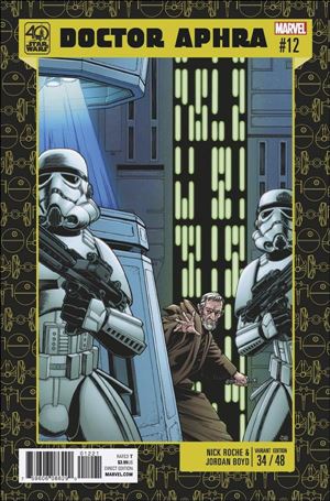Doctor Aphra issue 12-B Nick Roche Star Wars 40th Anniversary Cover