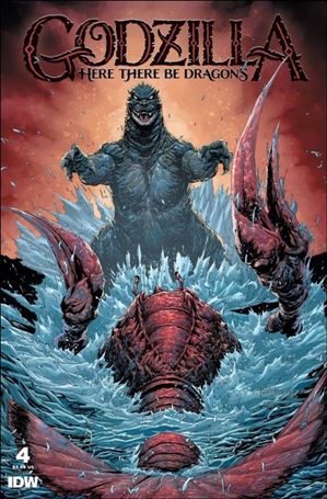 Godzilla: Here There be Dragons issue 4-B Tyler Kirkham Cover