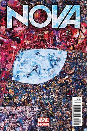 Nova (2013) issue 5-B Pascal Garcin 1:50 Collage Cover