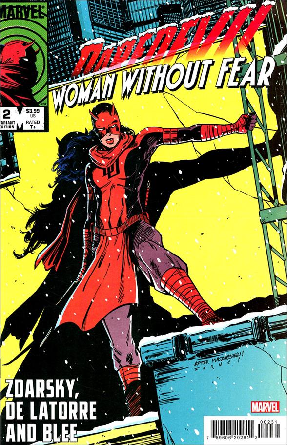 Daredevil: Woman Without Fear issue 2-C Jorge Fornes 1:25 Cover