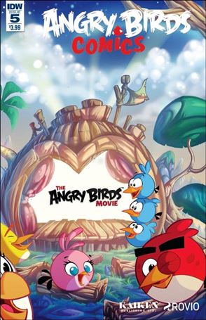 Angry Birds Comics (2016) issue 5 Ciro Cangialosi Wraparound Cover