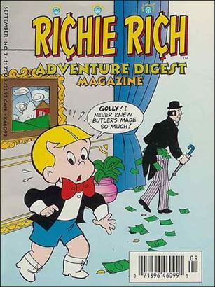 Richie Rich Adventure Digest Magazine Cover Image 2