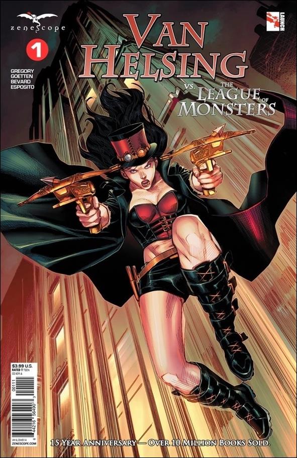 Van Helsing vs the League of Monsters issue 1 Martin Coccolo Cover