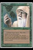 Magic the Gathering: 4th Edition (Base Set) card 256 Ley Druid