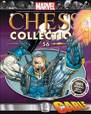 Marvel Chess Collection (UK) issue 56 Cable (White Pawn)