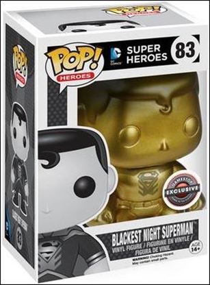 POP! Heroes figure 83-B Blackest Night Superman (Gold) Chase GameStop